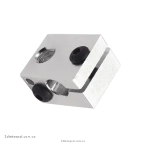 bloque calefactor aluminio v6 para hotend e3d impresora 3d