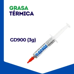 grasa termica gd900 tubo 3g pasta térmica gris