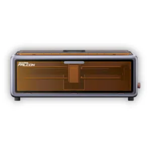 Creality Falcon A1 grabador láser 10W vista frontal con carcasa cerrada