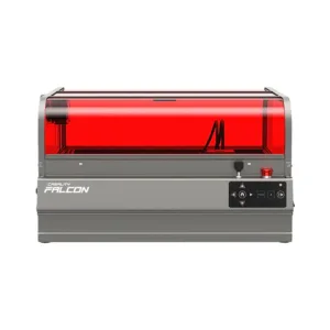Cortador grabador láser Creality Falcon2 Pro 40W vista frontal con carcasa encapsulada