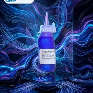 Pintura azul metalico automotriz 30ml para impresión 3D