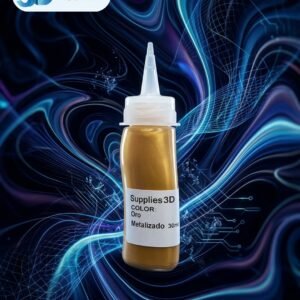 Pintura automotriz metalizada oro 30ml para impresión 3D