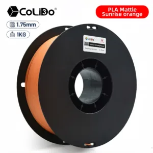 Bobina de filamento PLA matte naranja de 1 kg para impresión 3D