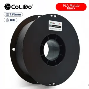 filamento pla impresora 3d negro mate en carrete