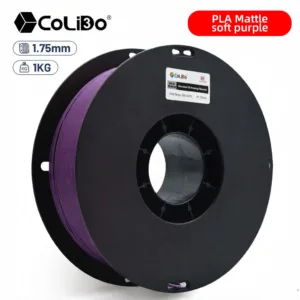 Bobina de filamento PLA mate color púrpura de 1 kg para impresora 3D