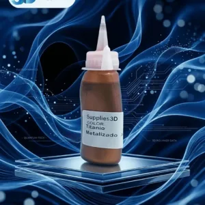 pintura automotriz metalizada titanio 30ml para impresión 3D