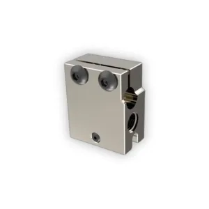 Bloque calefactor E3D Volcano de aluminio con alojamiento para sensor PT100 3x20mm
