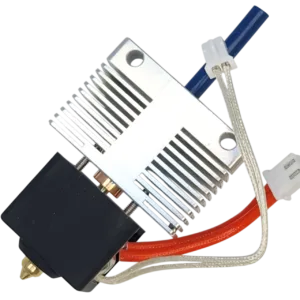 hotend neptune pro plus ensamblado con boquilla y bloque calefactor