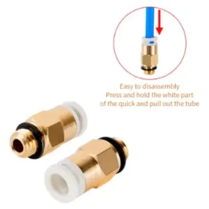 Conector neumático PC4-M6 para tubo PTFE 4mm impresora 3D