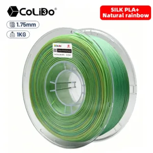 Filamento PLA Silk 1.75mm rainbow 1 Kg efecto arcoíris degradado